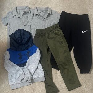 Boys bundle size 5 Nike under armour and Nike